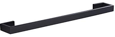 60cm Handtuchstange, Schwarz Matt, aus 304 Edelstah Wand Handtuchhalter