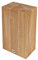KAI Bloc à couteaux traditionnel Shun Cube en bois - hêtre de qualité supérieure - pour 5 couteaux - dimensions 15,5 x 10 x 25 cm - 3,0 cm x 0,5 cm (3x), 5,5 cm x 0,5 cm (1x), 4,8 cm x 0,5 cm (1x)