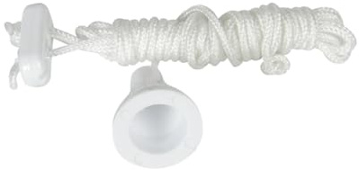 STX_524669 Dencon Spare Pull Cord for Ceiling Switch, White Pre-Packed (1729P)