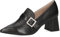 Caprice Damen Pumps aus Leder mit Glitzerschnalle, Schwarz (Black Nappa), 40.5 EU