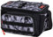 Rapala, Angeltasche mit Staufächern LureCamo Tackle Bag, Angelzubehör Lite Größe, Wasserdichtes Material, Verstellbarer Gepolsterter Schultergurt, mehrere Fächer, 35x25x22cm, Grau/Schwarz