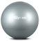 Glymnis Fitnessball Gymnastikball 55 cm/65 cm/75 cm, Anti-Burst Maximale Belastung 300 kg, rutschfeste Yoga-Ball mit Pumpe für Pilates, Training Yoga und Fitness, Silber 75 cm