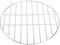 Yardwe Cremagliera Griglia Tonda Griglia Griglia in Acciaio Inox Griglia di Cottura Teglia Griglia di Raffreddamento per Costolette Biscotto Cosce di Pollo Gambe (25 Cm)