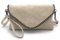ELIOX - Pochette Donna Elegante con Catena e Tracolla in Morbida Pelle Sintetica - Borsa Clutch Piccola da Sera Borsetta Ragazza Borse Eleganti Cerimonia Matrimonio (Beige)