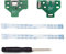 ZkeeShop for 2PCS JDS-011 Replacement Charging Port Assembly Micro USB Adaptor Repair Part Charger Socket Board Module Compatible for PS4 DualShock 4 Controller with 12Pin Cable, Tool Screwdriver
