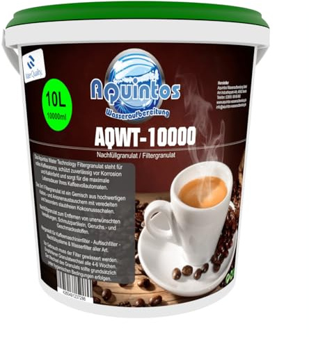 Filtergranulat Aquintos-Water-Technologie für Kaffeevollautomaten 1-10 Liter (10 Liter)