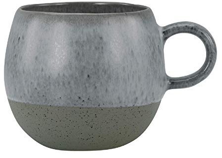 CreaTable Loft Stone Kugel Kaffeebecher, Steinzeug, grau