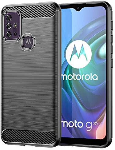 TingYR Hülle für Motorola Moto G30, Ultra Thin Silikon hülle Abdeckung Telefon Case Stoßfest Case Schutzhülle, Handyhülle für Motorola Moto G30 Smartphone.(Schwarz)