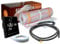 Komplett-Set elektrische Fußbodenheizung Ecofloor 200 W/m² mit Thermostat RT-50 schwarz (3,5 m² - 0,5 x 7 m)