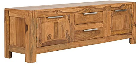 Woodkings® Garderoben-Bank Massivholz Palisander braun Flurmöbel Sitzbank Holzbank Echtholz Flurbank