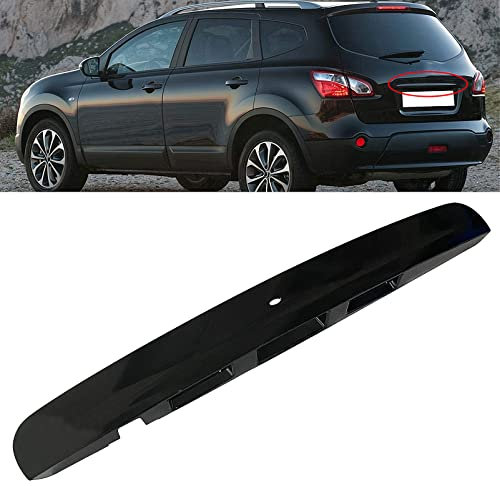 KASturrboo Poignée de Coffre Hayon arrière, baguette de coffre extérieure complète pour Qashqai 2007 à 2013 avec trou pour caméra de recul