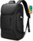 BANGE Sac à dos judicieux pour ordinateur portable de 15,6, sac professionnel pour homme et femme, noir, Large