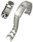 316L Edelstahl-Uhrenarmband 20 mm für Rolex Submariner Daytona Date Just Gleitschloss Silber Solid Watch Armband