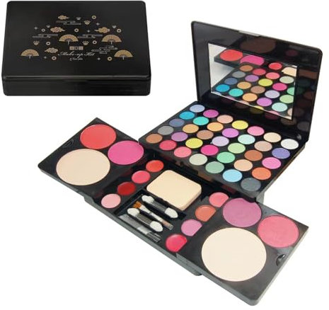 Maquillage Femme, Palettes de Maquillage, Coffret Maquillage Femme, Palette Fard a Paupiere avec Fard à Paupières Mat Pailleté, Eclaircissement, Contour, Blush, Longue Durée, Très Pigmentée