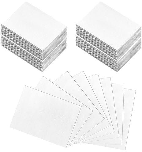 Homgaty 300 Pcs Standard Card Sleeves, Clear Deck Protectors Card Protector Sleeves for Pokemon,Trading Card,Magic (White)