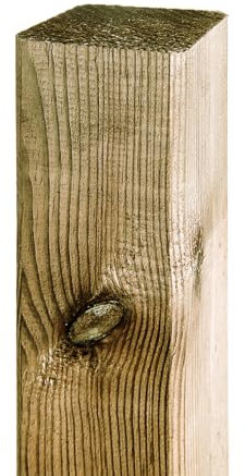 HaGa Pali in legno, 7 x 7 cm, altezza 180 cm, 5 pezzi, per recinzioni, legno di pino impregnato in autoclave, ideali come recinzione da giardino o per cani