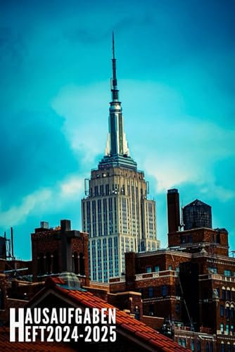 Hausaufgabenheft 2024/2025: New York - Schulplaner Für Grundschule, Mädchen, Jungen, Teenager | Raum Für Fach, Aufgaben, Notizen