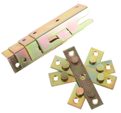 FELTECHELECTR 4stücke Bettgittermontagehalterungen Aus Eisen Für Kopfteilbefestigungen Und Bettrahmenhalterungen Zur Stabilisierung Von Schienen Und Metallrahmen