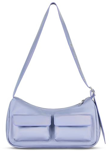 Expatrié Schultertasche Damen Lila Regenbogen - Electra - Kleine Handtasche für Party & Freizeit - Elegante Tasche mit Trageriemen - Aestetic Shoulderbag Women