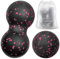 Gemtte Faszienball und Duoball, 2 Stück Massageball Set, Klein Faszienball Nacken für Wirbelsäule Fuß Nacken und Rücken, Rosa