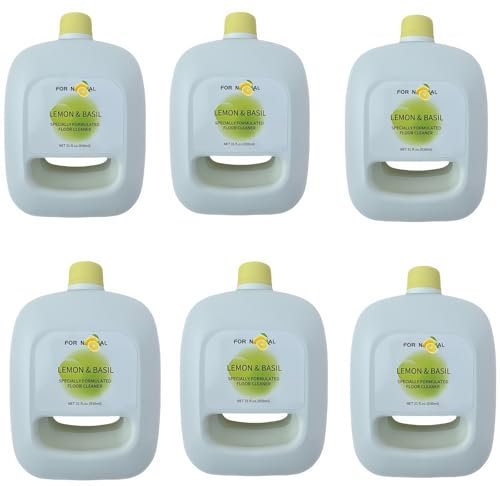 Reinigungsmittel Für Saugwischer Kompatibel Mit Narwal Freo/Freo X Ultra 930 Ml Reinigungsmittel Mit Zitronenduft Bodenreiniger Kompatibel 6 Stück
