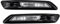 2 Stück Seiten Markierung Licht Licht 63137154169 63137154170 Für BMW F10 F11 F18 550I 535I 528I Sedan 2011-2013-Black