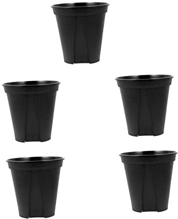 Happyyami 5stücke Pflanzgefäße Aus Kunststoff Langlebig Kreativ Praktisch Robust Für Pflanzen Blumen Innen Außen Balkon Fenster Lebensraum Wurzelsystem Kontrollieren Wachsen Schäden