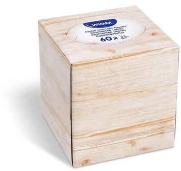 VEPATIM 240 Kosmetiktücher 100% Zellstoff 3-lagig in Spenderbox weiß