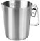 Heilanole Measuring Jug 1L Stainless Steel, Measuring Cup Metal with Handle, with Ounce and ML Scale, Dishwasher Safe, Milk Jug