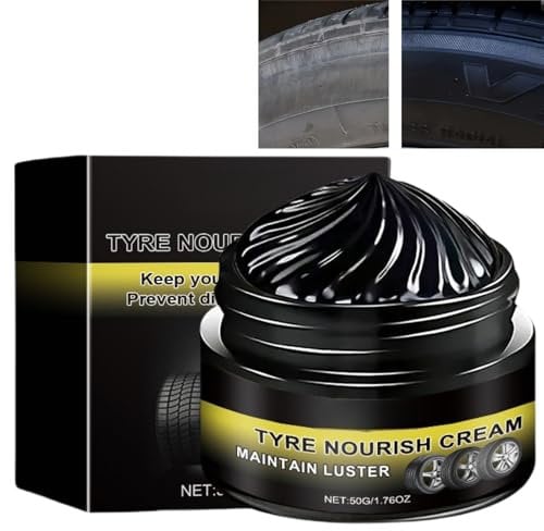 Tire Maintenance and Coating Paste,Tire Care Wax,Tire Cleaner Paste,T/ire Polish,Car T/ire Coating Wax,Ti/re W/ax,Tir/e Gel,Car Tir/e Refurbishment W/ax,Tir/e Rust Cleaning and Brightening Cream,50g