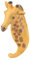 Levemolo Crochet Mural Animalier Résine de Girafe Porte Manteau Décoratif pour Maison Jardin pour Chapeaux Vêtements