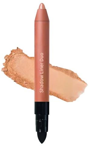 Plum Eyeshadow Stick 2 in 1 Eyeliner Lidschatten Duo-Shadow Liner Set, Pflaume Eyeliner für helle Augen, um sie Pop zu machen