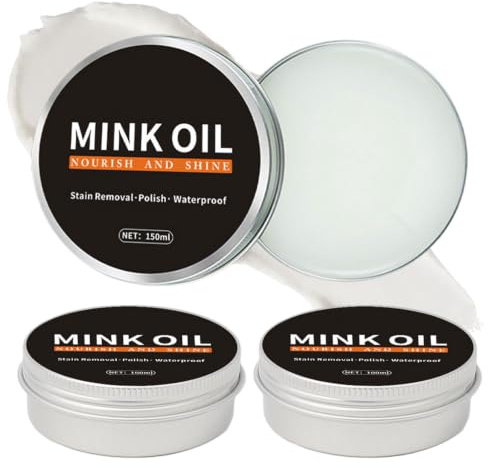 3 Pcs Leather Conditioner & Cleaner, Leather Balm Deep Nourishing Cleans Care Maintenance Restores Shine Softnes for Couches Sofa Shoes Car Seats