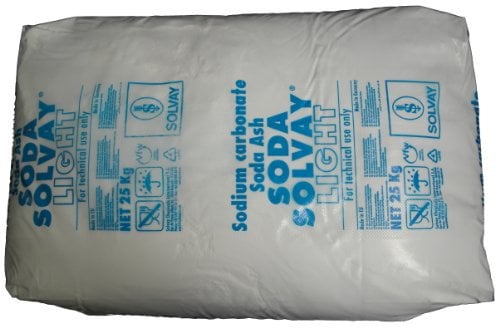 25kg Soda Pulver (Waschsoda Natriumcarbonat Na2CO3 Soda leicht), techn. Qualität, Sackware