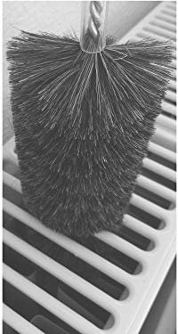 Radiador radiador cepillo plumero cepillo de limpieza 120 cm de largo cerdas de pelo de cabra