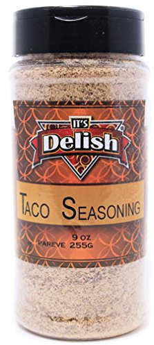 It's Delish Taco sazonador 9 oz frasco mediano