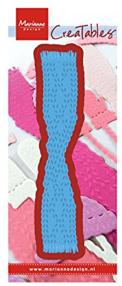 Marianne Design Creatables Knitted Scarf Die, Blue