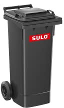 Sulo Refuse Bin Large Grey Wheelie Bin 60 L, Grey, grey, (80L) EU