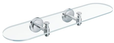 Moen DN0790CH Iso Inspirations Vanity Glass Shelf, Chrome