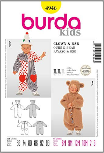 Burda Schnittmuster 4946 Gr. 68-98