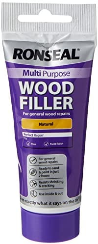 Ronseal RSLMPWFN100G 100g Multi-Purpose Natural Wood Filler Tube