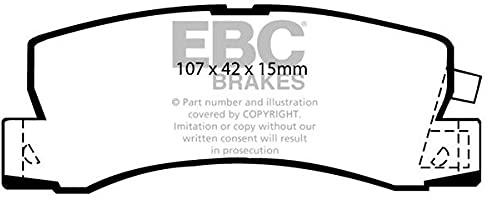 EBC Brakes DP4628R Yellow stuff Brake Pads