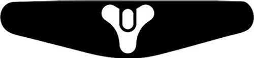 Play Station PS4 Lightbar Sticker Aufkleber Destiny Logo (schwarz)