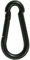 SBS Karabinerhaken 8 x 80mm | 10 Stück | Stahl Schwarz | Karabiner DIN 5299 | Feuerwehrkarabiner