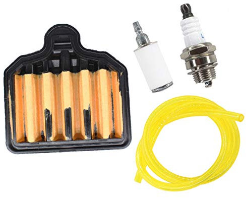 AISEN 575296301 Air Filter with Spark Plug Set for Poulan Pro PP5020AV PP4818AV 50cc Chainsaw