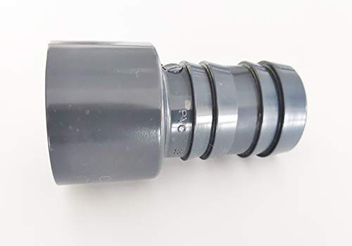 Réduction conique cannelé 50mm Male ou 40mm Femelle vers 38mm Male PVC Pression PN16