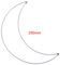 S-TROUBLE Metal Dream Catcher Moon Hoop für DIY Handmade Dreamcatcher Makramee Material Zubehör Handwerk