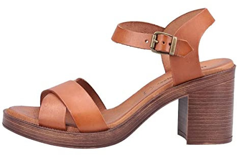 Hush Puppies Damen Georgia Sandale mit Absatz, hautfarben, 39 EU