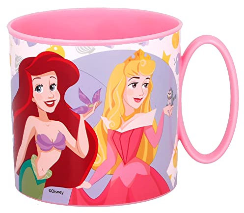 Disney Princess Reusable Plastic Microwave Cup 9oz