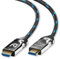 Ultra HDTV 8K HDMI-Kabel - 30m, Glasfaser, Ultra High Speed HDMI 2.1 (48 Gbps), 8K@60Hz & 4K@120Hz - integrierter Chip